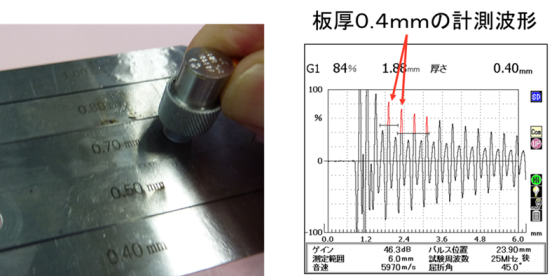 薄板の探傷